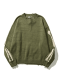 Oversized Skeleton Knit Sweater-Outfit