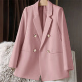 Toloer Suit Jacket Female Spring And Autumn 2024 New Small Spring And Autumn Suit Jacket Temperament Korean Version Casual Women-Outfit