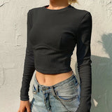 Toloer Style Women's Wear 2024 Spring New Fashion Logo Featured Chest T-Shirt Slim Slim Short Top-Outfit