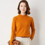 and Winter Pure Cashmere Turtleneck Sweater Women Casual Soft Elegant Sweater Knitted Pullover New Top Pull Femme