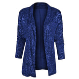 2025 New Sleeve Long Sleeve Temperament Long-Sleeved Small Suit Collar Solid Color Coat