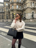 Women's Autumn And Winter New Fashion Trend Of Beadskin, Loose Edgy Short