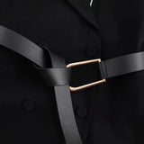 2025 New Women's Temperament Fashion Business With Belt Short Suit