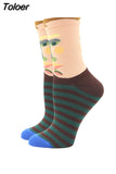 Socks Women Funny Harajuku Colorful Socks Cute Egg Food Art Printing Comfortable Fashion Harajuku Socks 2023