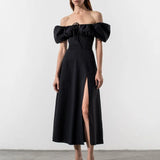 French Dress Women's Bubble Cuffs With Body-Repair Dress Dress