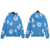 Trend Sports Shirt Hip-Hop Wood Cotton Printing Suit High Street Loose Hooded Suit-Outfit