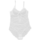 Lace Body Clothing Sexy Perspective Big Chest Small Thin Cup Large-Size Integrated T-Suited Underwear