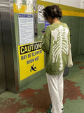 Oversized Skeleton Knit Sweater-Outfit