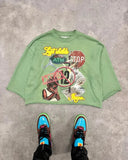 T-Shirt Five-Sleeved Loose Hip-Hop Top Tide Brand