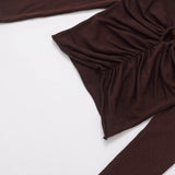 Homemade New Women's Classic Fashion Ball Knitted Folding Top