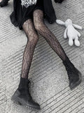 tights with a spider web