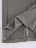 gray 90s vintage cargo pants with cargo