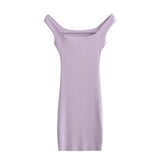 Trendy Girls' Dress With Shoulder Bags And Buttocks Is A New Sexy Sleeveless Skirt In Summer.-Outfit