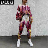 New Women's Digital Printed Grass Pattern Suit Autumn and Winter