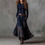 2025 Spring/Autumn Festival New Fashion Tender Buckle Shirt Dress With
