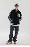 2022 Women Coats and Jackets Hip Hop High Street Bomber Jackets Baseball Uniforms New Female Casual Loose Stitching Jacket