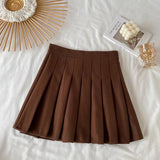 Autumn College Style Retro Vest Three-Piece Suit Female High-Waisted Half-Dress Long-Sleeved Shirt