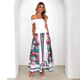 Wish Explosion Summer High Waist Tight Waist Loose Long Dress Dress Half Skirt
