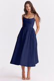 Women's Dress Summer New Sexy Bare Slings Gentle Wind Dress Women's