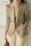Spring Autumn New Women Work Long Sleeve Single Breasted Comfortable All-match Solid Color Casual Elegant Overcoat