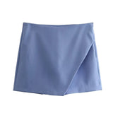 Toloer Summer New Women's High Waist Asymmetric Casual Pants Multi-Color Long-Term Large Number Of Spot-Outfit