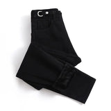 Toloer Jeans, Tall Waist, Loose, Straight Tube Fall 2024 New Dad Radish Pants-Outfit