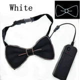 Light Up Mens Bow Tie Necktie Luminous Flashing For Dance Party Christmas Evening Party Decoration-Outfit