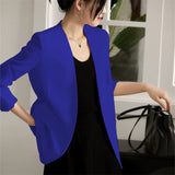 Suit Spring And Autumn New Cushion Shoulder Casual Fashion Temperament Slimming Professional OL Small Suit Coat