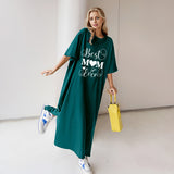 Fashion Wish European Version Of The Big-Size Loose Joom Dress
