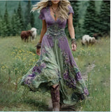 Long-Sleeved Temperament Elegant Waist Display Thin V-Neck Broad Leg Trousers Set Without