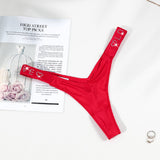 Water Drill English Letter Loose With Sexy Trousers T Trousers Comfortable Ice Silk Thongs Ladies