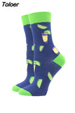 Socks Women Funny Harajuku Colorful Socks Cute Egg Food Art Printing Comfortable Fashion Harajuku Socks 2023