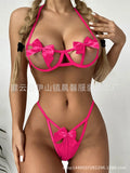 2021 New Bow Strap Hollow Women's Underwear Two