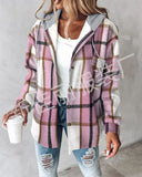 Leisure Explosion Lady Big Lattice Lady Jacket Lattice Autumn Winter