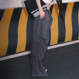 Toloer Retro Rock Hip Hop Sports Loose Slpants Spring / Summer 2023 New Drawrope High Waist-Outfit