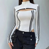 Striped Cut Out