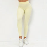 Toloer Embarrassment Line Peach Hip Fitness Yoga Pants V Waist Hip Tight Sports Pants-Outfit