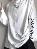 Cartoon Horror Graphic T-shirt Women Character Print Loose Punk Japanese T Shirts Pullover Top Harajuku Street Tees-Outfit