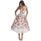New Summer Senior Sense Princess Dress French Mesh Swing Double Sling Dress