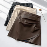 Half-Dress Sexy Anti-Walking Light Body 100 Folding Skirt Hot Girl Low-Rise Thin Pure Desire Short Skirt Spring And Summer