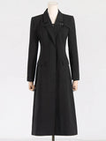 Toloer Design Simple Coat 2024 Spring New Fashion Temperament Commuter Wind Slim Show Thin Windbreaker Girl-Outfit
