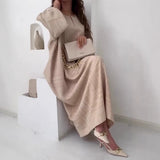 Women's Clothing Simple And Comfortable Long-Sleeved Dress In Autumn