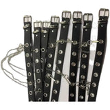 Toloer Lady Square Buckle Casual All-Hole Belt Korean Version Student Decoration With Jeans Black Belt Female-Outfit