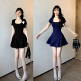 Girls Pure Style Dress Women's Summer 2025 New Small Shens Skinny A-Word