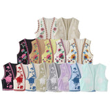 Embroidered Open Tao 2025 Vest National Style Summer Multi-Color Vest Women's