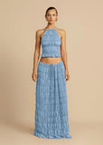 Spring And Summer New Fashion Sexy Bare Back Hanging Neck With Lace Vest Dress