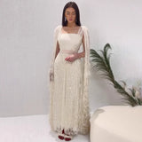 Temperament Sexy Long Dress Evening Dress Famous Atmosphere Host Performance Banquet Dress Sexy Long