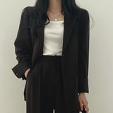 Toloer Suit Jacket Female 2024 New Spring And Fall Korean Version Chic Small Suit Jacket Design Sense Minority-Outfit