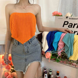 Version Of The 2025 Summer Pure-Hearted Hottie Show Skinny Sexy Bra Strap Small Vest Design Feel Top