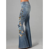 3D Digital Printing In Autumn And Winter 2025 Women's Fashion Thin Denim